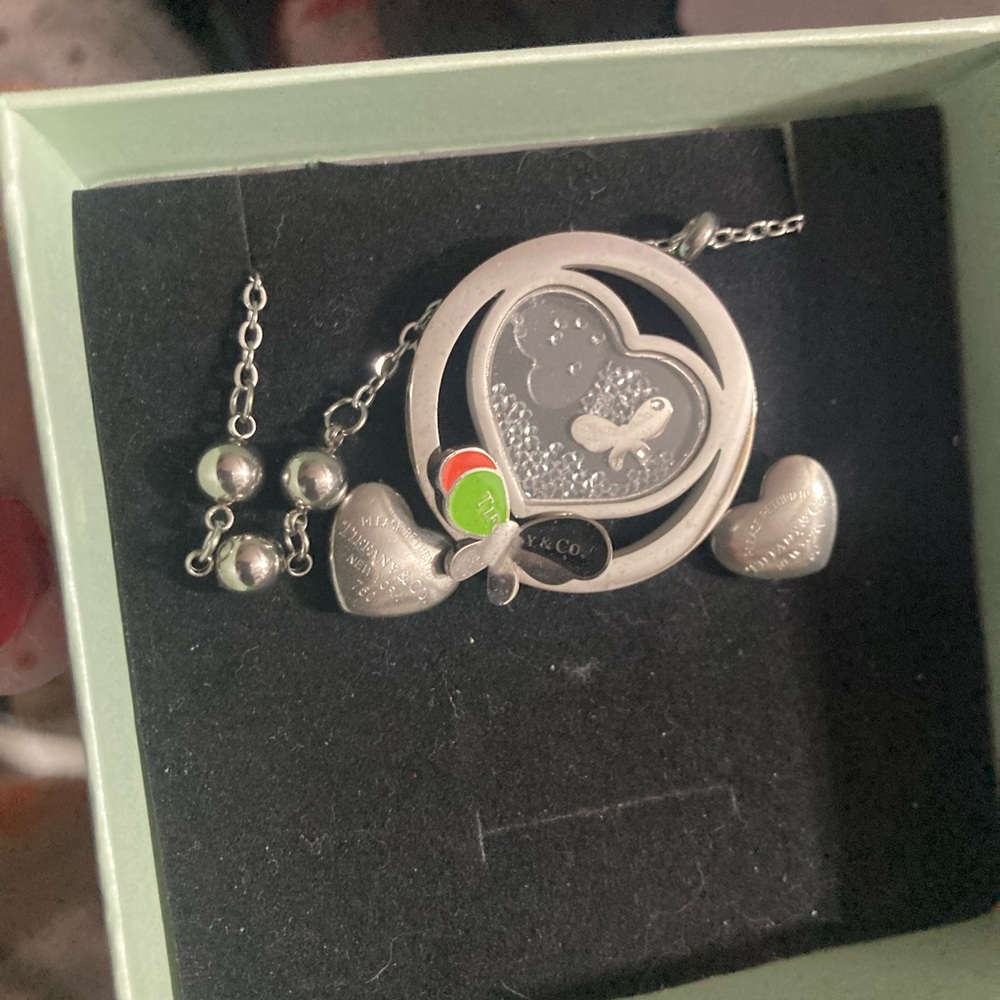 Elegant Silver Heart Necklace
